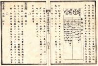 N25010682○明治布告布達 布告全書明治５年　旧鉄銭定価を定む 寛永通宝精銕銭、同鐚銭 旧銕価位表 ○太政官布告 ○和本古書古文書