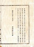 N25011639〇明治布告布達 明治１４年　広島県中西熊七売薬頭瘡丸 同県原田東三郎売薬きゅう(草冠に弓)黄丸 発売検査にて巴豆(はず)油配合に付停止 受売行商共無効 茨城県令人見寧○茨城県布達 ○和本古書古文書
