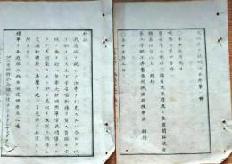 f25012501〇太政官日誌 明治５年壬申 第１号〇親王諸臣朝拝 各国公使の拝賀 〇和本古書古文書