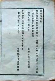 f25012314〇明治布告布達 絞油税則廃止 宮城県 明治８年〇和本古書古文書