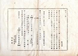 N25020179〇明治布告布達 明治８年 逓送人諸入費償却取計方の儀 入費繰替別紙雛形の通り順次逓送取計申すべし 山形県権令関口隆吉 ○山形県布達 ○和本古書古文書
