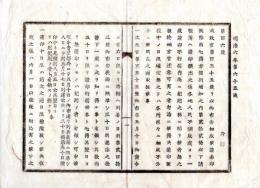 N25020601〇明治布告布達 明治６年○印紙貼用心得方規則中の諸帳簿へ証印取扱日限 大蔵省 ○判取帳通帳類証印の儀8月1日限可願出 栃木県令鍋島幹 ○大蔵省布達 栃木県布達○和本古書古文書
