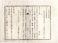 N25020608〇明治布告布達 明治６年 脱籍無産の輩復籍并行旅病人宿村送り処分三項目を定む 大蔵大輔井上馨 ○大蔵省布達 栃木県○和本古書古文書
