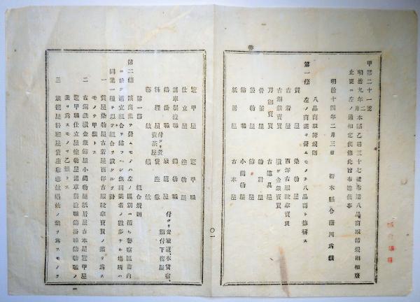 N18020427○明治布告布達文書 明治10年○俳優営業鑑札盗難届 N18020427○明治布告布達文書 明治10年○俳優営業鑑札盗難届