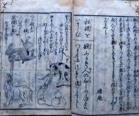 f25020829〇養草 やしないぐさ 下巻 １冊 図入 下河邊拾水書畫 天保９年〇和本古書古文書
