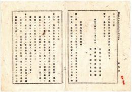 N25020633〇明治布告布達 明治１４年 ○商船内犯罪取扱規則 3カ条制定 商船内に於犯罪を認た者又は被害者は船長に告訴告発するを得 太政大臣三条実美○太政官布告 栃木県○和本古書古文書
