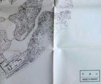f25030105〇桂離宮 １枚 回遊式の庭園は日本庭園の傑作 京都市西京区桂にある皇室関連施設「日本有名庭園実測図集」の１枚  庭園文化研究所〇和本古書古文書