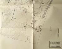 f25030110〇修学院離宮 中御茶屋１枚 京都市左京区修学院の比叡山麓にある皇室関連施設。「日本有名庭園実測図集」の１枚  庭園文化研究所〇和本古書古文書