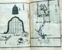 f25022118〇正風挿花独稽古 後編  １冊 貞松斎米一馬著 絵図入 文化３年〇和本古書古文書