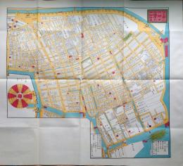 f25032073〇復刻版 日本橋北神田浜町絵図 安政６年中央区の一部 江戸切絵図 尾張屋版 人文社 日本地図選集社〇和本古書古文書