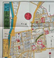 f25032076〇復刻版 本郷湯島絵図 万延２年 千代田の一部 江戸切絵図 尾張屋版 人文社 日本地図選集社〇和本古書古文書