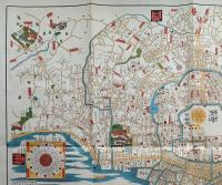 f25032082〇復刻版 懐宝御江戸絵図 天保１４年 江戸切絵図 人文社 日本地図選集社〇和本古書古文書