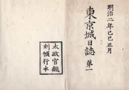 N25040701○東京城日誌 明治2年己巳1月第1○米国公使ファルケンボーグ英国公使ハリー・パークス賀正書 軍務官東京市中取締 女御入内立后参賀の事 葛飾小菅両県新設 外国より艦船買入方○和本古書古文書