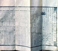 f25031934〇伊勢暦 天保暦 嘉永７年(１８５４年)〇和本古書古文書