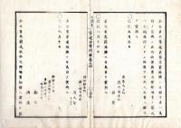 N25040911○官途必携 附録巻之四 ○褒賞 明治1～2年 孝道火の元取締夜回り忠節等に対し鳥目(ちょうもく)賞与 物価騰貴の際窮民へ施行し府下99名に鳥目賞与○和本古書古文書