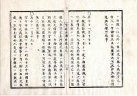 N25040924○官途必携 附録巻之一 ○法制部 禁令 明治1年堕胎薬販売 地獄又は茶汲と称し売女稼 同2年博奕又紛敷賭勝負 遊人ゴロツキ止宿 同3年打毬勝負を賭事 火事場へ立集 明治4年乗馬規則8カ条違背 家建込場所で花火○和本古書古文書