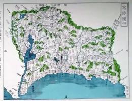 f25040929〇複製印刷 大日本総界略図  常陸国 茨城県 元治二年銅鐫大日本国細図  人文社 昭和４４年 〇和本古書古文書