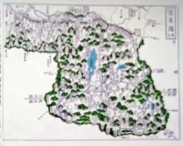 f25040937〇複製印刷 大日本総界略図 陸奥国 宮城県 元治二年銅鐫大日本国細図  人文社 昭和４４年 〇和本古書古文書