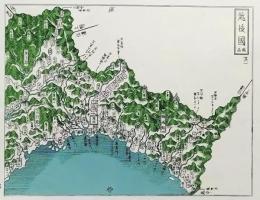 f25040948〇複製印刷 大日本総界略図  越後国 新潟県 元治二年銅鐫大日本国細図  人文社 昭和４４年 〇和本古書古文書