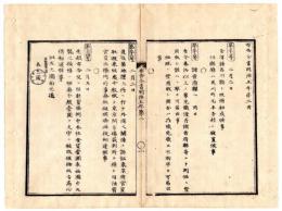 N25041606○明治布告布達 布告全書明治５年第２ 外史局編纂○金沢県を石川県と改称,県庁は美川町元本吉村（現・白山市）○新貨条例中本位金貨一円表面模様替イラスト○太政官布告○和本古書古文書