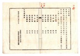 N25042603〇明治布告布達 明治１９年○勧業諮問会規則第２条改定 諮問会員を３４名とし１１カ郡別選挙割合数を定 山形県令折田平内○山形県布達○和本古書古文書
