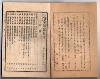 N25050114〇官令類纂 大蔵省令 十銭紙幣交換期限明治20年12月31日を同21年6月30日延期○山梨県令 乗客馬車取締規則、営業人力車取締規則○明治７年文部省布達 東京女子師範校(現お茶の水女子大学の起源)設立のこと○甲府柳町 芳文堂 山梨県 明治２０年１２月分〇和本古書古文書