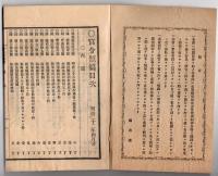 N25050130〇官令類纂 内閣勅令 陸地測量官官制４カ条○内務省令 薬剤師試験規則９カ条○山梨県告示 県立病院分院三カ所廃止 谷村分病院睦合分病院日野春分病院○甲府柳町 芳文堂 山梨県 明治２２年４月分〇和本古書古文書
