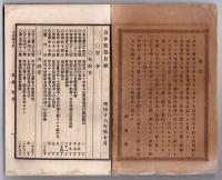 N25050138〇官令類纂 太政官布告 朝鮮国に於て日本人民貿易の規則○農商務省達 朝鮮人鳥獣猟免状請求の時処分方○山梨県告示 郵便で差出禁止の物品１７項目○甲府八日町 隆文堂 山梨県 明治１６年１０月１１月〇和本古書古文書
