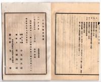 N25050166〇官令類纂 内閣省令 衛生試験所の印紙を貼付せず薬品の衛生試験所の保証又は試験済みの文字記入禁止○山梨県告示 北海道移住規約要領○甲府市柳町 書肆芳文堂 山梨県 明治２６年１月分〇和本古書古文書