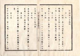 N25060118○官途必携 付録巻之二 明治5年東京府編纂【規則】明治4年〇取締組(現警察の原形)自主規則16カ条 威権にならず正しい行儀作法(第1則より) 御布告遵奉(法令順守）長官の令を固守 存付(ぞんじつき＝思付き)申立方 巡邏中道路并営業の妨にならず 兵器の携帯方 〇和本古書古文書
