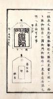 N25060142○官途必携 巻七 明治5年 外史局編【文書部・書式】明治1～4年○太政官諸官省印鑑定寸○御門鑑札(通行証)取扱方○帯刀者外国人居留地通行印鑑○御門鑑札私に貸与禁止 印鑑遺失者贖金○和本古書古文書
                                               
虫損、汚れがあります
