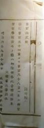 f2506115101〇明治布告布達 学割削除 栃木県 明治６年〇和本古書古文書