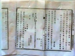 f2506115103〇明治布告布達 神官賀表書式  栃木県 明治６年〇和本古書古文書