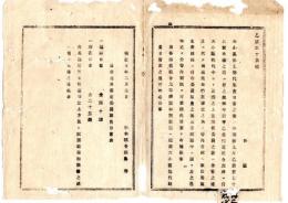 N25061610〇明治布告布達 明治１０年○甲乙各模範組合比準の為派出される地位比準鑑定委員の旅費日当表 巡回及び滞在日当 栃木縣令鍋島幹○和本古書古文書
