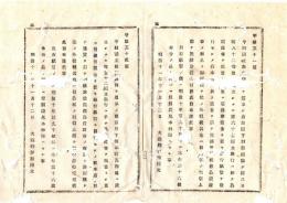 N25070137〇明治布告布達 明治１１年①第六十七国立銀行設立 山形県鶴ケ岡三日町(現鶴岡市)荘内銀行の前身行の一②第百十二国立銀行 東京府坂本町(現日本橋兜町）大蔵卿伊藤博文○大蔵省布達 栃木県○和本古書古文書
