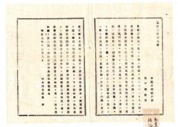 N25070654〇明治布告布達 明治９年○農事の改良に付 区内有志の中より試験担当者を定め専ら覈実試験に従事させる可 栃木県令鍋島幹○栃木県布達○和本古書古文書

