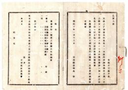 N25072104〇明治布告布達 明治１０年○旧藩事跡に関係する書籍其他取調に付 雛形に拠り可差出 但旧藩庁地の士族住居場所は注意取調 栃木県令鍋島幹○栃木県布達○和本古書古文書