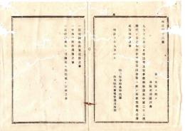 N25072156〇明治布告布達 明治１０年○支庁事務取扱条款中第23項削除 銃砲弾薬商売免許 軍用銃免許銃所持 威銃願にかかる三条件を警察署にて取扱 栃木県令鍋島幹○栃木県布達○和本古書古文書
