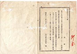 N25072181〇明治布告布達 明治11年○水戸裁判所所管の下妻裁判所来る8月1日より開庁事務取扱 栃木県令鍋島幹○栃木県布達○和本古書古文書

