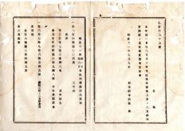 N25080138〇明治布告布達 明治１１年 ○本年1月より6月迄 学区取締給料決算書 元受高840円余 給額三分の二支給679円余 残160円余　栃木県令鍋島幹○栃木県布達○和本古書古文書
