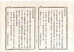 N25080168〇明治布告布達 明治１１年①第百国立銀行設立 日本橋万町(現日本橋1丁目）昭和18年三菱銀行と合併 現在は三菱UFJ銀行 ②第六十国立銀行 小舟町二丁目(日本橋小舟町) 明治31年解散○大蔵省布達 栃木県○和本古書古文書
