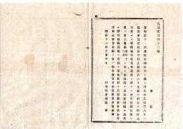 N25081601〇明治布告布達 明治１１年 ○当明治11年地租金徴収方の儀 本年第3期に改租額を以て決算残額を徴収 第四納期以後は改組額を以て割賦徴収 栃木県令鍋島幹○栃木県布達○和本古書古文書
