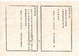 N25081661〇明治布告布達 明治１１年 ○貿易銀(増量図画改正の分)鋳造見合せ 貿易一円銀(図画改正の分)を再鋳発行 太政大臣三条実美○太政官布告 栃木県○和本古書古文書