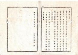 N25090107○明治布告布達 ○地所建物船舶質入書入及売買の町村戸長公証制度に於て 町村戸長が自分所有の地所建物船舶質入書入及売買の公証取扱方○明治１２年 栃木県布達○和本古書古文書
