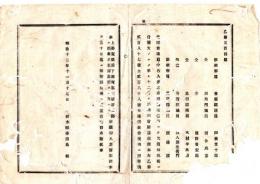 N25091634○明治布告布達 ○足利郡木村半兵衛ほか５名 県会議員依願解員死亡により欠員 補欠の為１２月選挙会開設 各郡は被選挙人名簿可差出 栃木県令鍋島幹○明治１２年 栃木県布達○和本古書古文書
