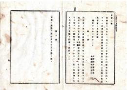 N25092617明治布告布達 ○豪州メルボルン府博覧会出品規則 第2条第3条改正 ②出品概目録提出方 本目録提出方③本目録提出日限 内務卿大蔵卿連名○明治１３年 内務省布告 栃木県○和本古書古文書
