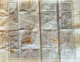 D25100115〇古地図 五万分一  四方大日本帝国陸地測量部 昭和７年〇和本古書古文書