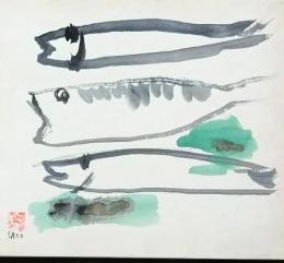 D25100523〇彩色木版画画 色紙  静物 佐藤辰治  昭和年代〇和本古書古文書〇和本古書古文書