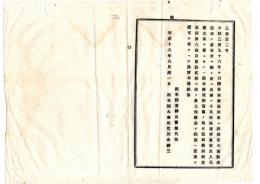 N25100136○明治布告布達 ○駅伝取扱規則並に細則に依り 陸運請負業及人馬継立業を営む者 身元保証金を県庁へ差出認可を受くべし ○明治１８年 栃木県布達○和本古書古文書

明治布告布達 ○駅伝取扱規則並に細則に依り 陸運請負業及人馬継立業営む者 身元保証金を県庁へ差出認可を受くべし ○明治１８年 栃木県布達○和本古書古文書
180ｘ130㎜
１丁
虫損、破れ、汚れがあります
