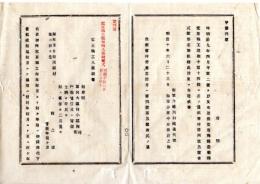 N25101104○明治布告布達 ○造船所定雇職工規則 第14条但書並第4号第5号書式雛形追加　海軍大輔川村純義○明治１０年 海軍省布達 栃木県○和本古書古文書
